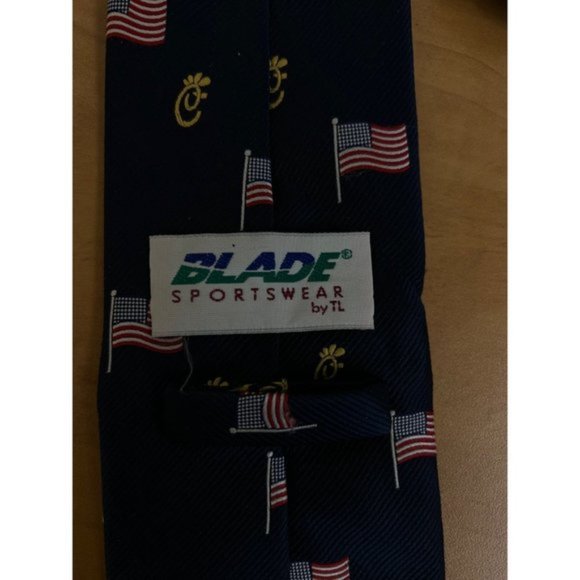 Chick-fil-A American Flag Dark Blue Tie - Picture 3 of 4